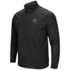 Men's Campus Heritage Michigan State Spartans Quarter-zip Windshirt, Size: Xxl, Dark Green