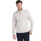 Men's Van Heusen Flex Classic-fit Stretch Fleece Quarter-zip Pullover, Size: Xxl, Med Beige