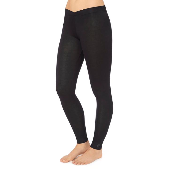 Petite Cuddl Duds Softwear Leggings, Women's, Size: Xs Petite, Black