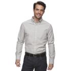Men's Croft & Barrow&reg; True Comfort Classic-fit Stretch Button-down Shirt, Size: Medium, Green