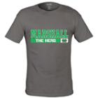 Men's Marshall Thundering Herd Complex Tee, Size: Large, Grey (charcoal)