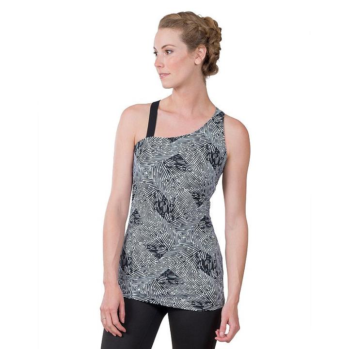 Women's Soybu Fin Yoga Tank, Size: Large, White Oth