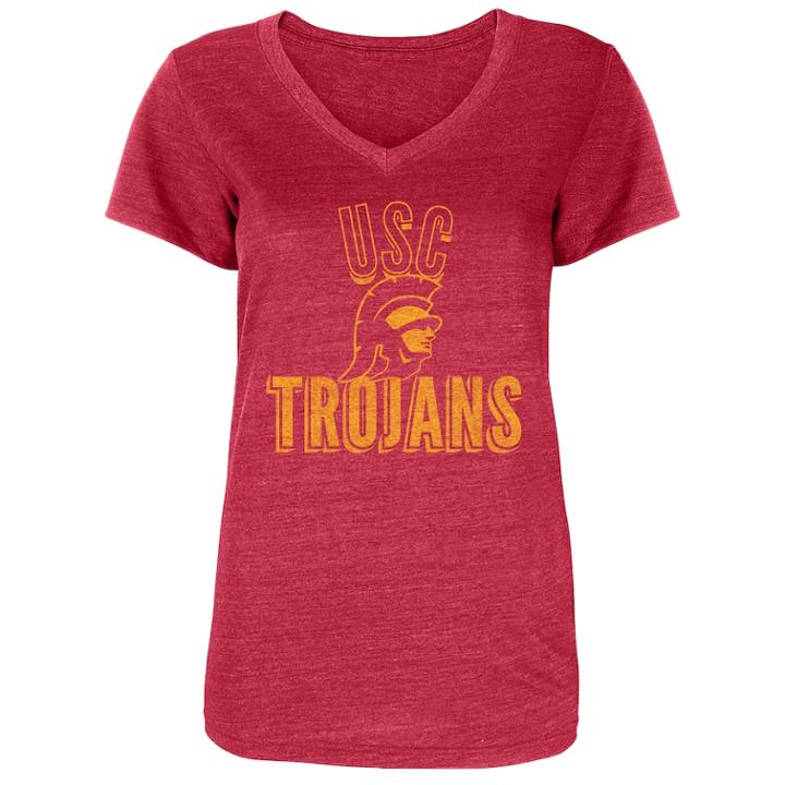 Women's Usc Trojans Team Graphic Tee, Size: Xl, Red