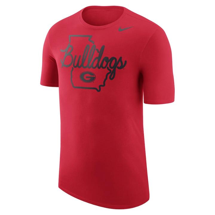 Men's Nike Georgia Bulldogs Local Elements Tee, Size: Large, Red