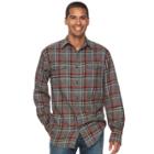 Big & Tall Sonoma Goods For Life&trade; Supersoft Stretch Flannel Shirt, Men's, Size: Xxl Tall, Brown