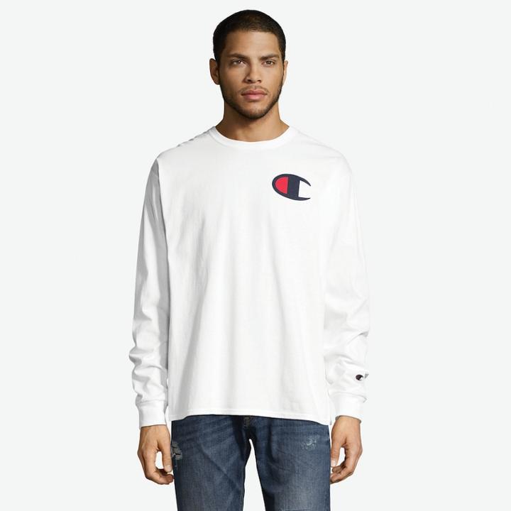 Men's Champion Classic Jersey Tee, Size: Xl, White