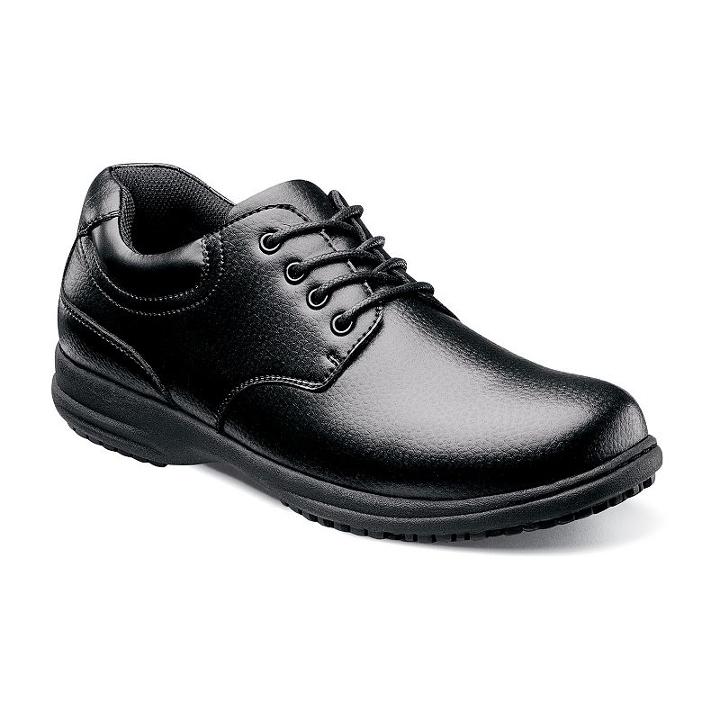 Nunn Bush Stu Men's Slip Resistant Oxfords, Size: Medium (9), Oxford