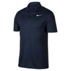 Men's Nike Dry Embossed Essential Regular-fit Golf Polo, Size: Small, Blue (navy)