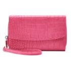 Croft & Barrow&reg; Rfid-blocking Crocodile Checkbook Holder Wristlet, Women's, Pink