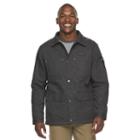 Men's Columbia Beacon Stone Omni-shield Flannel Coat, Size: Xl, Grey (charcoal)