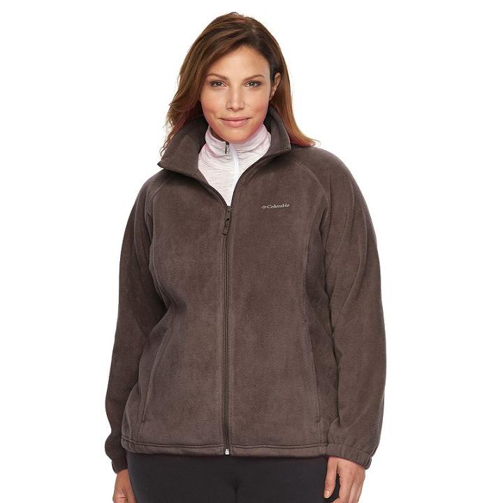 Plus Size Columbia Three Lakes Fleece Jacket, Women's, Size: 3xl, Beige Oth