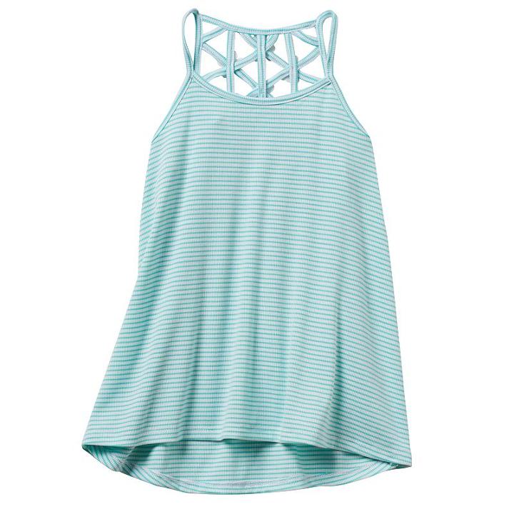 Girls 7-16 & Plus Size So&reg; Lattice Back High-low Tank Top, Girl's, Size: 20 1/2, Turquoise/blue (turq/aqua)