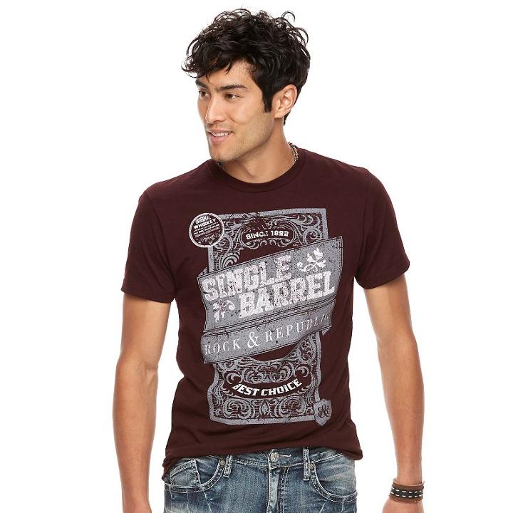 Men's Rock & Republic Single Barrel Tee, Size: Large, Brt Red