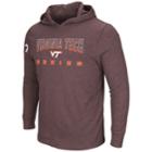Men's Virginia Tech Hokies Thermal Hooded Tee, Size: Medium, Med Red