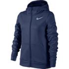 Girls 7-16 Nike Therma Fleece-lined Training Hoodie, Size: Large, Med Blue