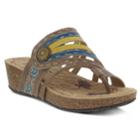 L'artiste By Spring Step Claudia Women's Sandals, Size: 40, Dark Beige