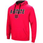 Men's Arkansas State Red Wolves Pullover Fleece Hoodie, Size: Medium, Dark Red