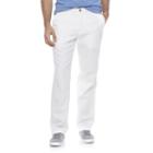 Men's Marc Anthony Slim-fit Linen-blend Pants, Size: 40x32, White
