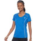 Women's Fila Sport&reg; Space-dyed Short Sleeve Tee, Size: Xs, Blue (navy)