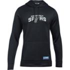 Men's Under Armour San Antonio Spurs Fleece Hoodie, Size: Medium, Black