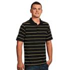 Men's Antigua Striped Performance Golf Polo, Size: Large, Oxford