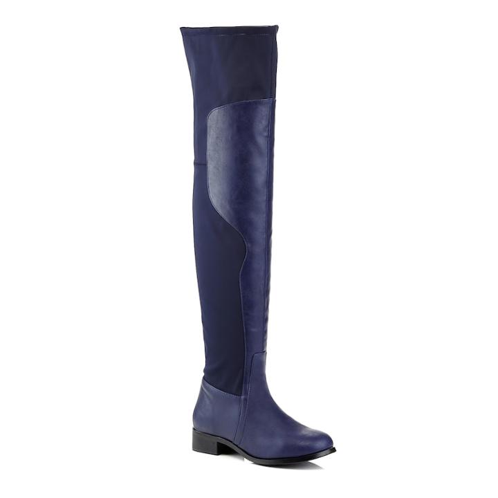 Henry Ferrera Dolly Women's Over-the-knee Boots, Size: Medium (6.5), Blue (navy)
