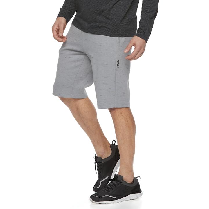 Men's Fila Sport Fleece Shorts, Size: Xxl, Grey