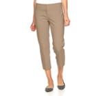 Women's Apt. 9&reg; Torie Modern Fit Capri Dress Pants, Size: 8, Med Beige