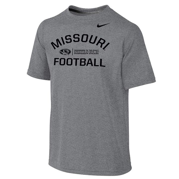 Boys 8-20 Nike Missouri Tigers Legend Lift Dri-fit Tee, Boy's, Size: S(8), Grey Other