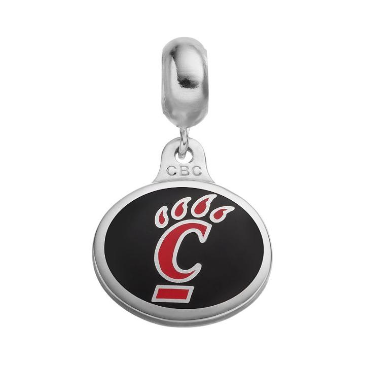 Fiora Sterling Silver Cincinnati Bearcats Logo Charm, Women's, Multicolor