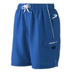 Men's Speedo Marina Volley Swim Trunks, Size: Medium, Blue