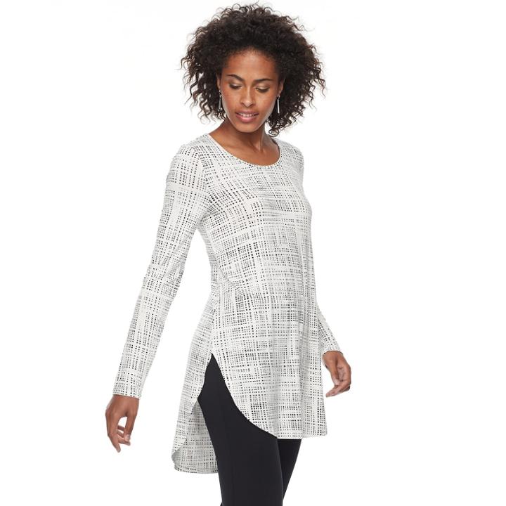 Women's Apt. 9&reg; Essential Tunic, Size: Xl, White