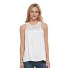 Women's Sonoma Goods For Life&trade; Crochet Tank, Size: Xxl, White