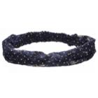 Mudd&reg; Studded Lace Head Wrap, Women's, Blue (navy)