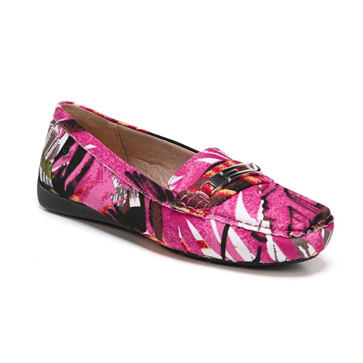 Lifestride Viva Women's Driving Moccasins, Size: 5.5 Med, Brown Over
