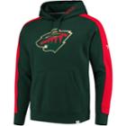 Men's Minnesota Wild Iconic Hoodie, Size: Medium, Dark Red