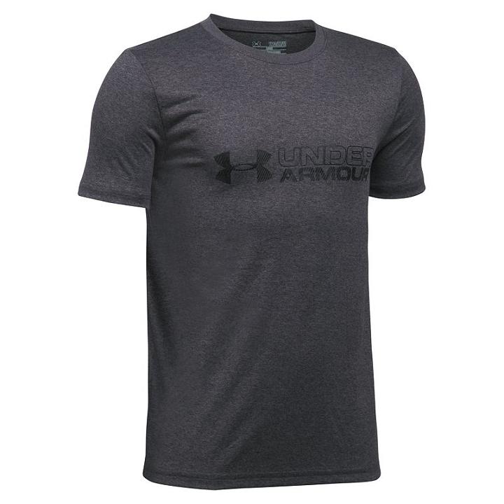 Boys 8-20 Under Armour Dual Logo Tee, Boy's, Size: Medium, Grey Other