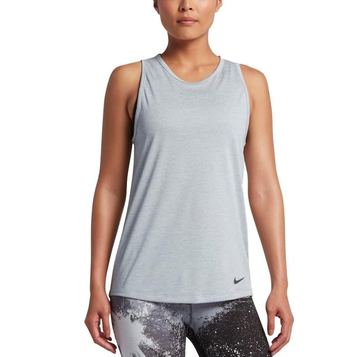 Women's Nike Dry Training Tank, Size: Xl, Grey (charcoal)