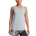 Women's Nike Dry Training Tank, Size: Xl, Grey (charcoal)