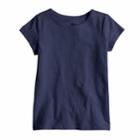 Girls 4-10 Jumping Beans&reg; Basic Solid Tee, Size: 10, Blue