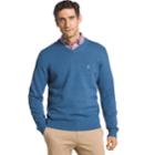 Men's Izod Fieldhouse Regular-fit V-neck Sweater, Size: Medium, Blue (navy)