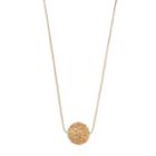 Filigree Ball Long Nickel Free Necklace, Women's, Gold
