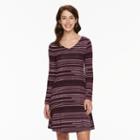 Women's Apt. 9&reg; Everyday A-line Dress, Size: Xl, Drk Purple