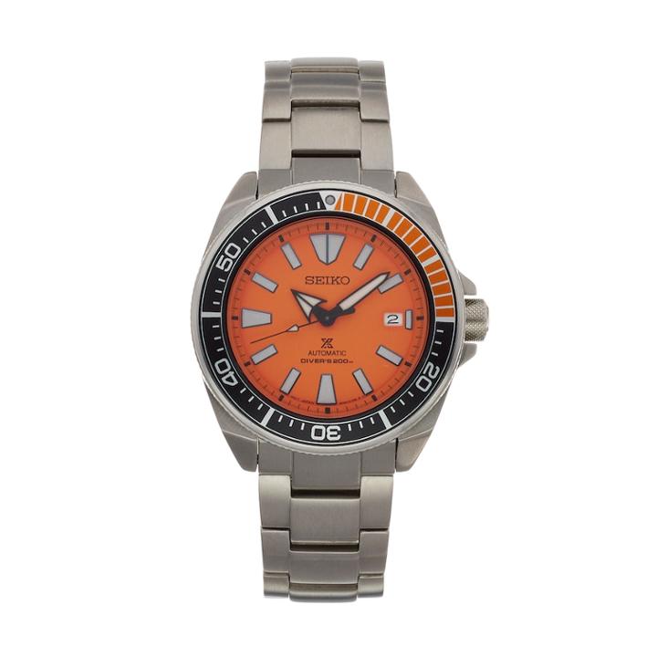 Seiko Men's Prospex Samurai Stainless Steel Automatic Dive Watch - Srpc07, Size: Large, Silver