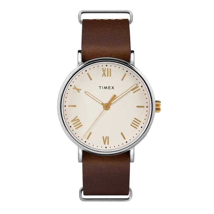 Timex Men's Southview Leather Watch - Tw2r80400jt, Size: Large, Brown