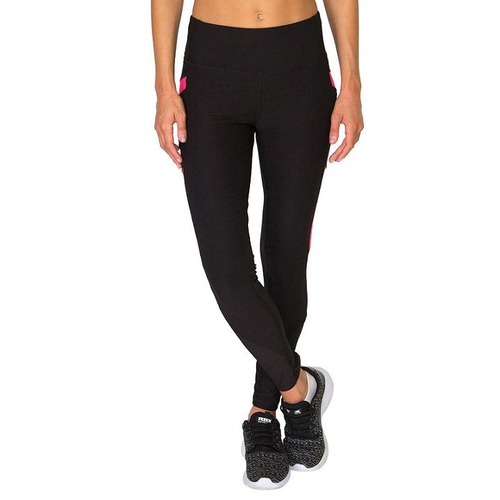 Women's Rbx Mesh-panel Leggings, Size: Xl, Brt Pink