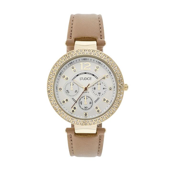 Studio Time Women's Watch, Size: Large, Brown