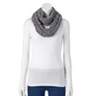 Women's Sonoma Goods For Life&trade; Cable-knit Chenille Infinity Scarf, Grey