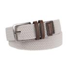 Men's Dockers Braided Stretch Belt, Size: Medium, White Oth