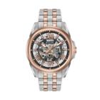 Bulova Men's Two-tone Stainless Steel Automatic Skeleton Watch - 98a166, Multicolor